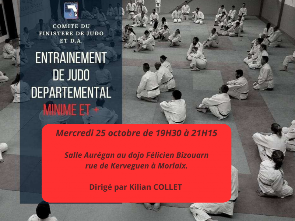 Image de l'actu 'Entraînement de judo départemental minime et +'