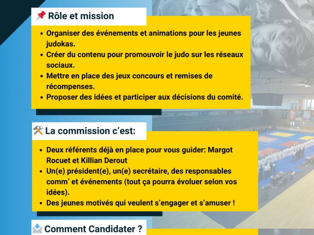 Image de l'actu 'Annonce de la création de la Commission Jeunesse'
