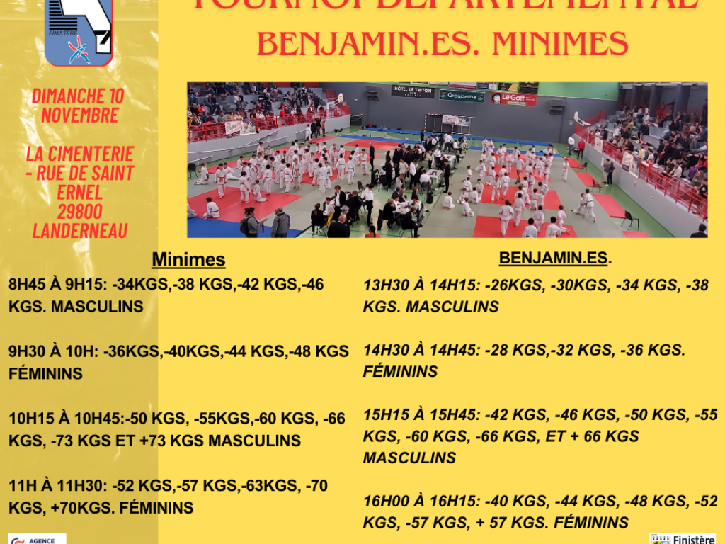 Image de l'actu 'Tournoi 1 Benjamin.e.s et Minimes'